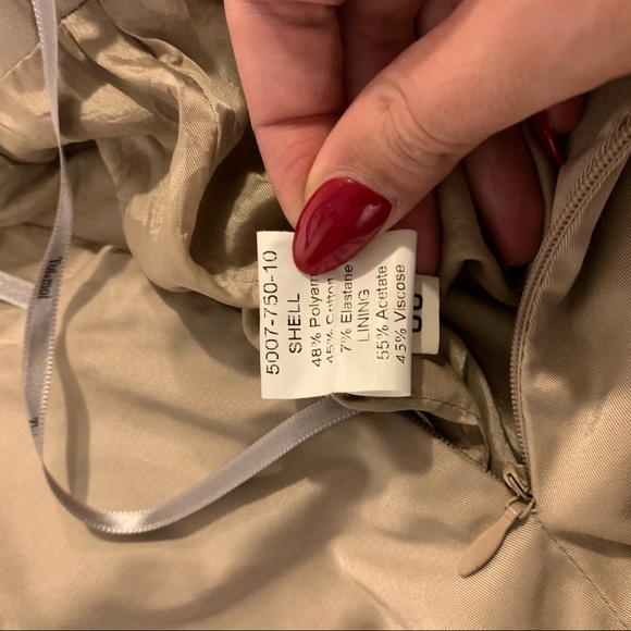 Halter Neck,Open Back Beige Mini Dress - Picture 10 of 14